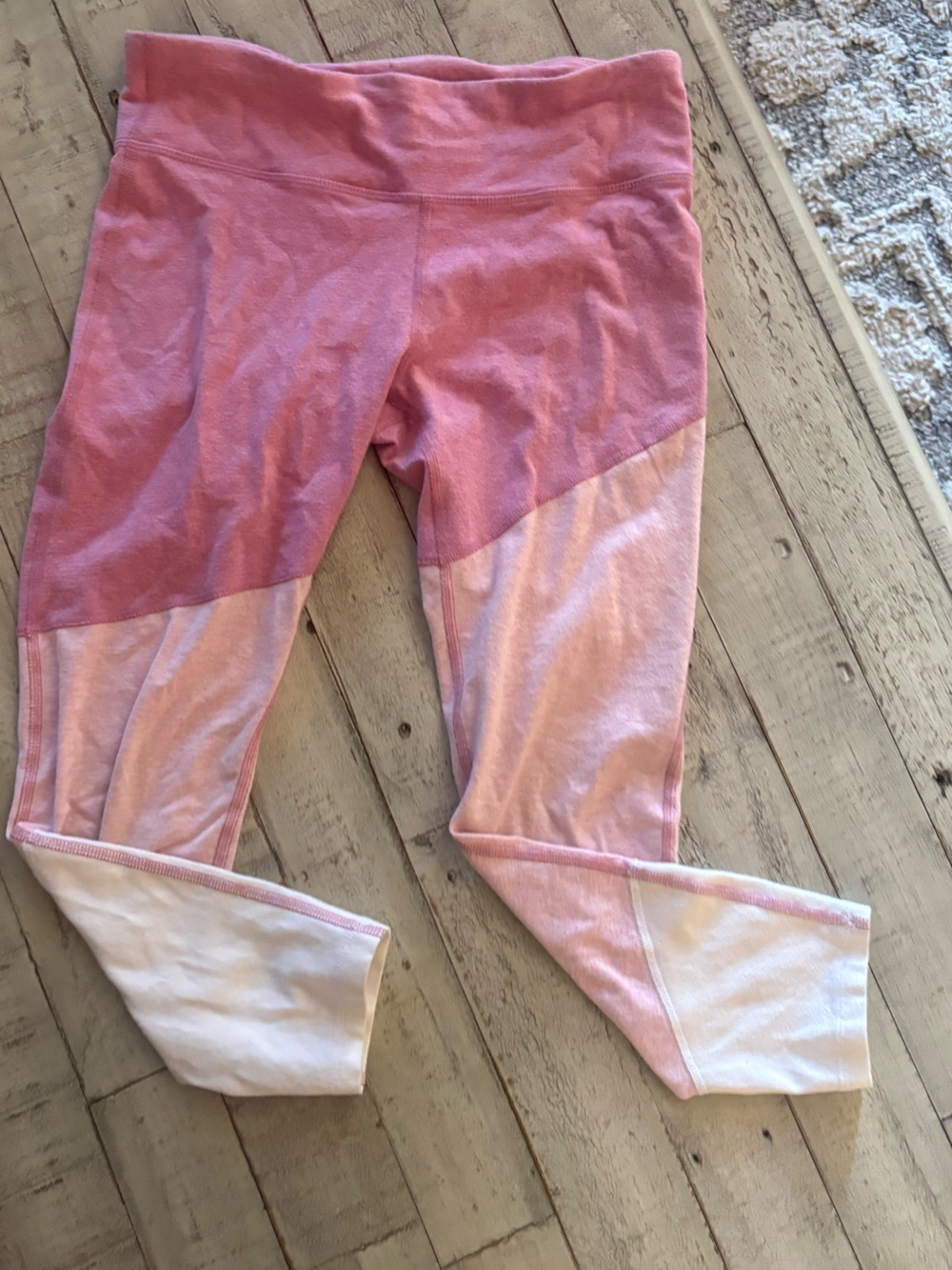 GAP Pink Panel Colorblock Leggings